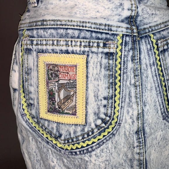 Vintage 9s Rare Denim Skirt 